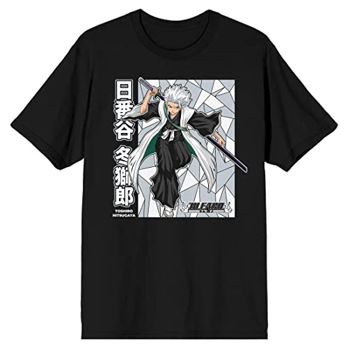 ブリーチ BLEACH Toshiro Hitsugaya Tシャツ Amazon.com: Bioworld Bleach Toshiro Hitsugaya Men's Black T-Shirt